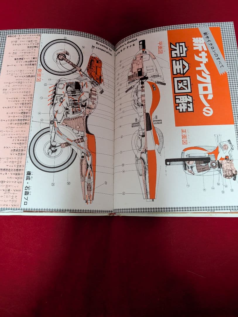 秋田書店 新仮面ライダー怪人図鑑 函付 昭和47年 石森プロ