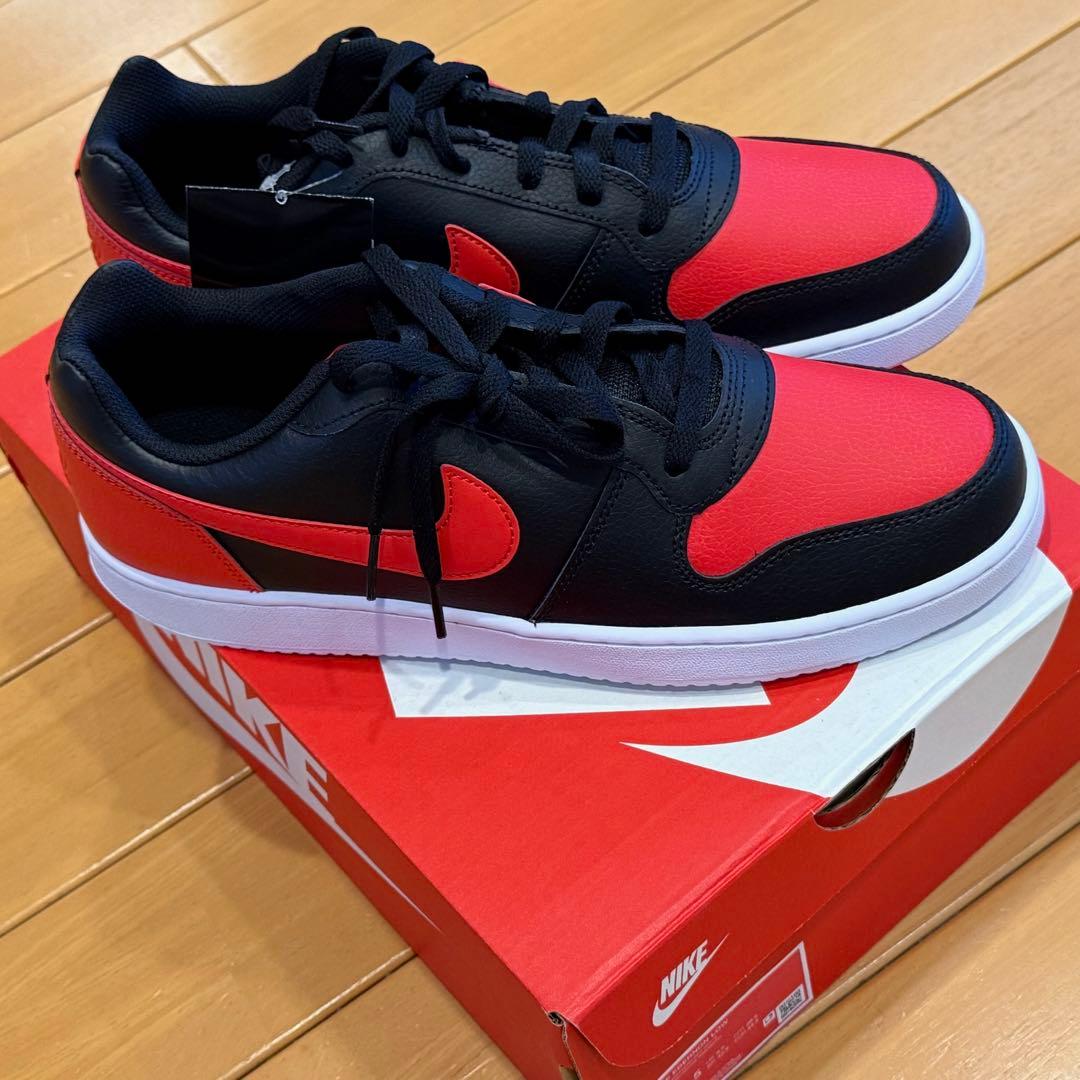 NIKE エバノン Low ブラック/レッド 10.5 US 28.5cm