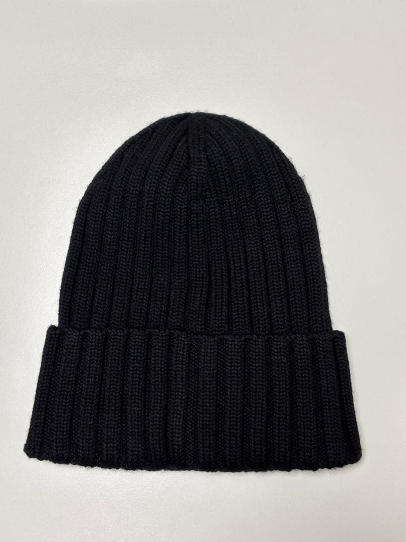 ね*こ様 Moncler 黒 ニット帽