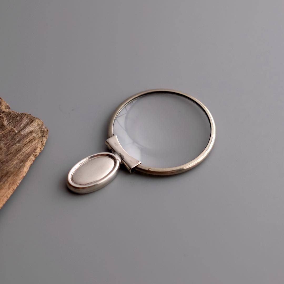 1950年ヨーロッパ製の純銀ルーペ