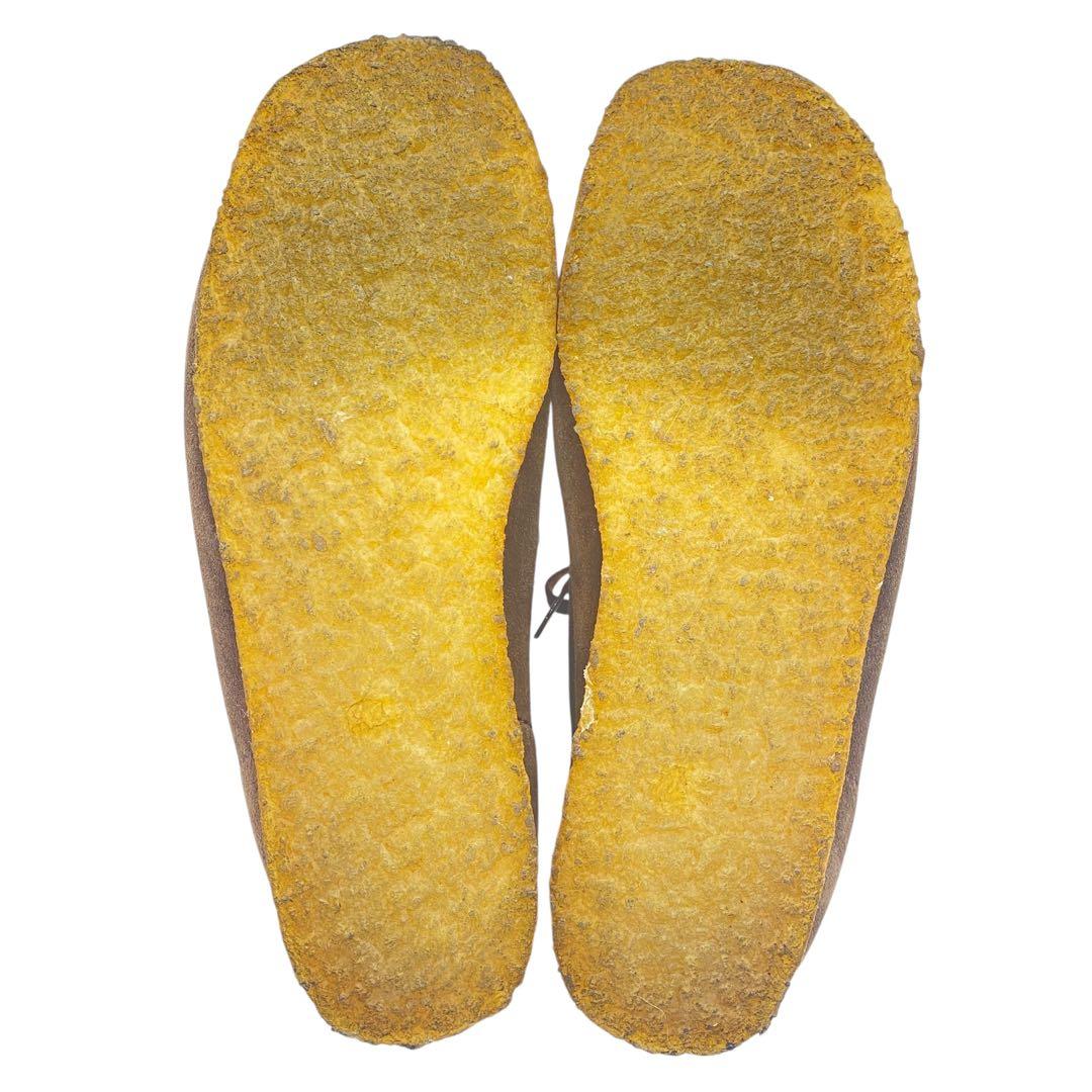 【極美品】 CLARKS クラークス　25cm ワラビー モカシン スエード 茶