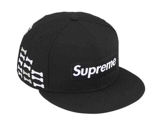 新品 25aw【7 3/4・黒】Bones Box Logo New Era