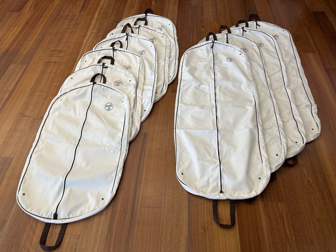 【美品】HERMES エルメス 衣装カバー ガーメントケース 10セット