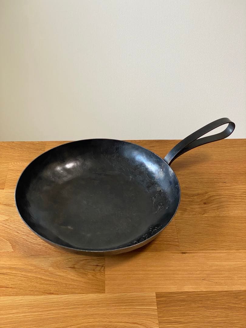 河原崎貴 鉄フライパン 大 鉄なべ フライパン 鉄製 黒 フライパン 取っ手付き