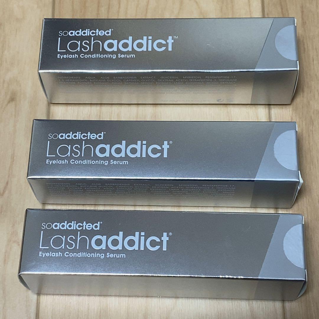 新品 Lashaddict ラッシュアディクト まつ毛美容液 5ml 3本セット