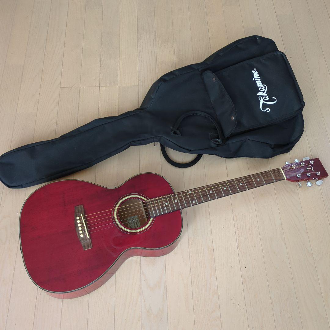 タカミネ　アコースティックギター レッド　保管品