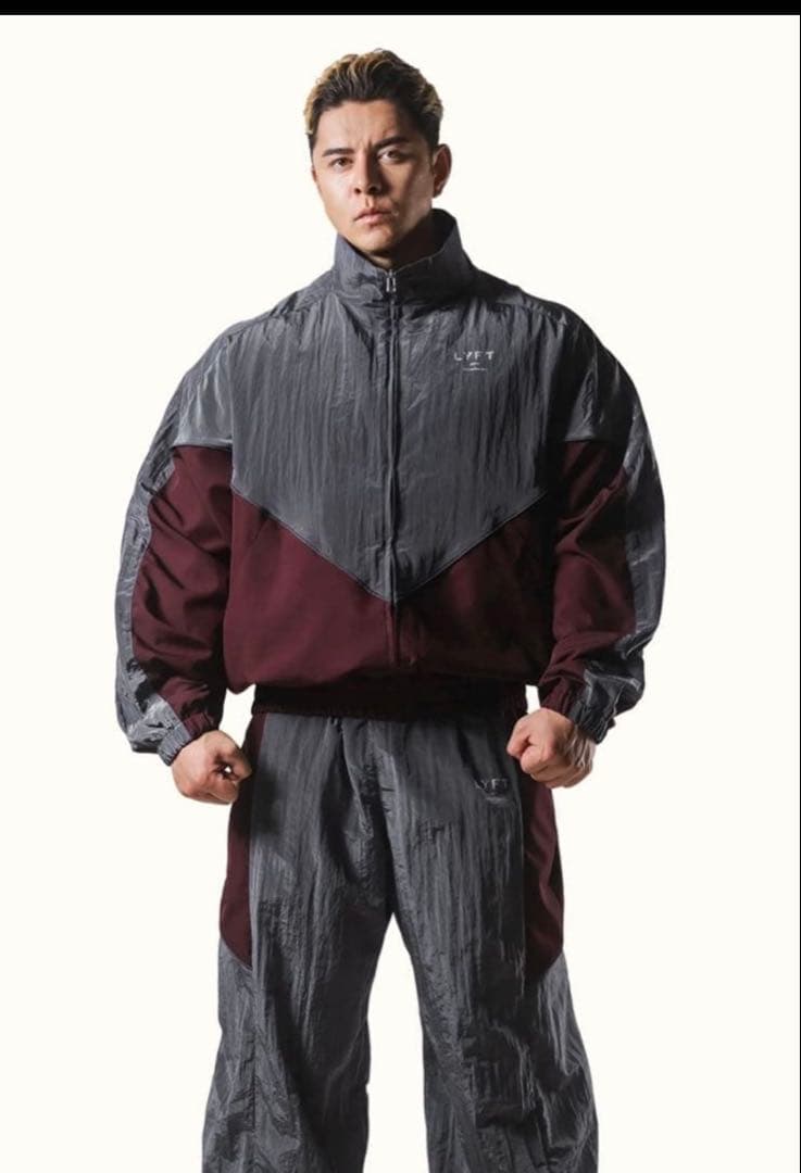 ジャケット・アウター V-FORM OVERSIZE TRACKJACKET - D.GREY L