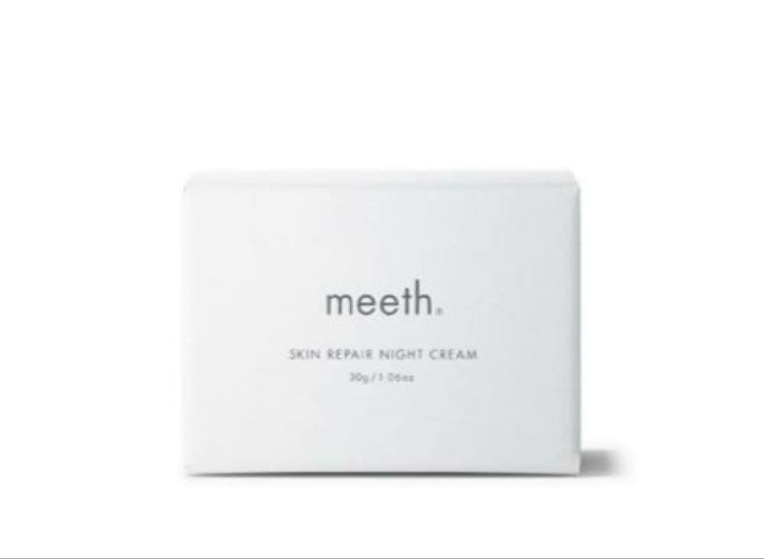 2/8迄限定出品❣️新品未開封【meeth】 スキンリペア ナイトクリーム 30g