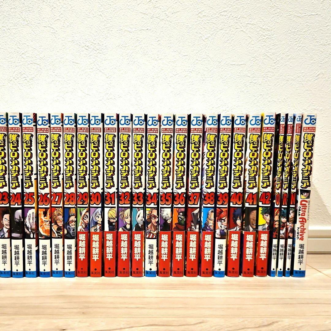 ヒロアカ全巻+劇場版特典3冊+公式キャラクターブック　僕のヒーローアカデミア