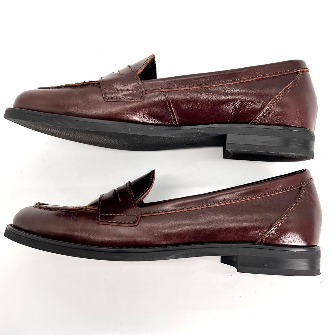 【美品】ENESS エネス ローファー ブラウン 37