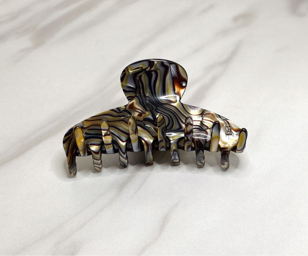 【ALEXANDRE DE PARIS】ヘアクリップ オパール