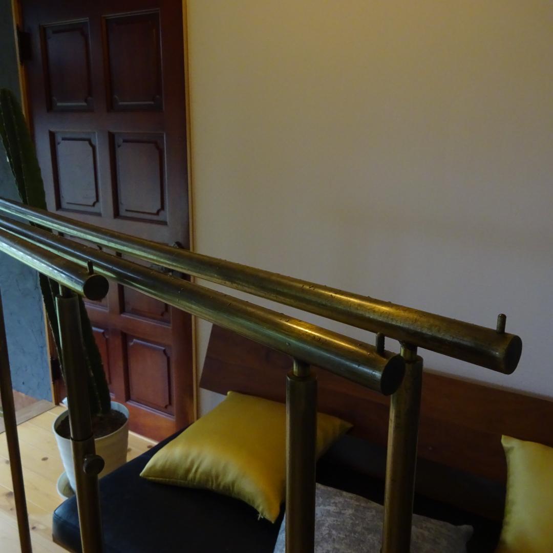 3点セット真鍮系×アイアン ハンガーラックハンガーラックスタンド アンティーク調