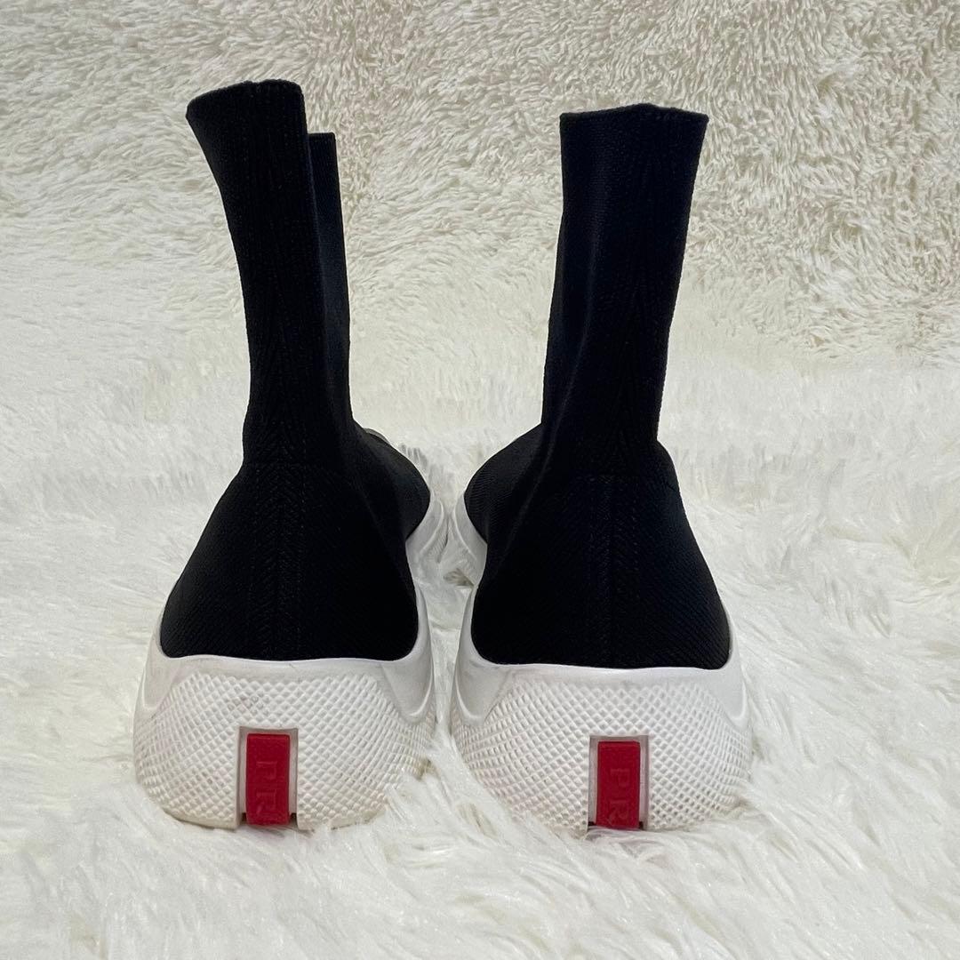 PRADA（プラダ）のハイソール ソックスブーツ 38