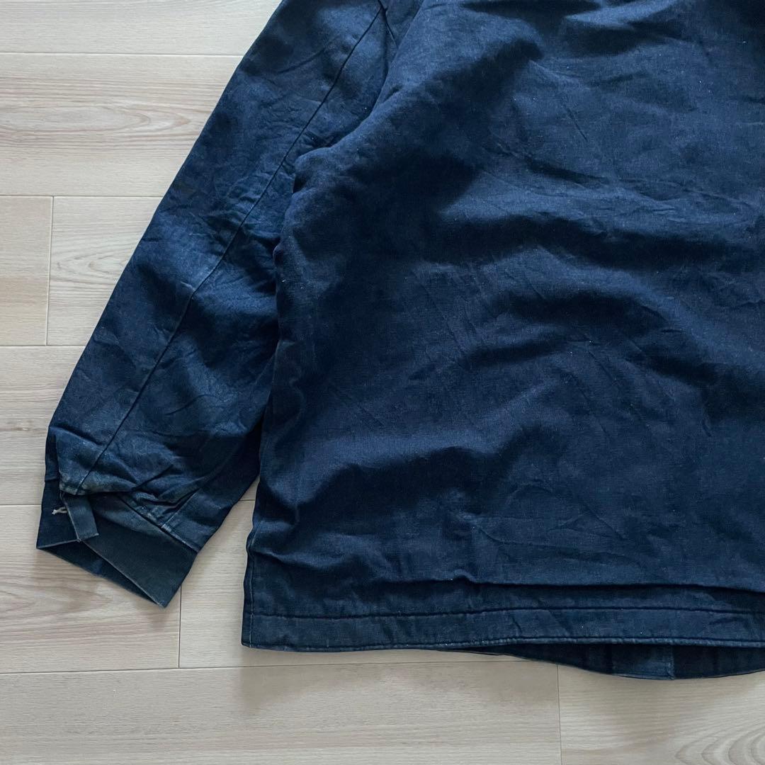 80s USA製 BIGBEN デニムカバーオール 裏地ブランケット 襟コーズ