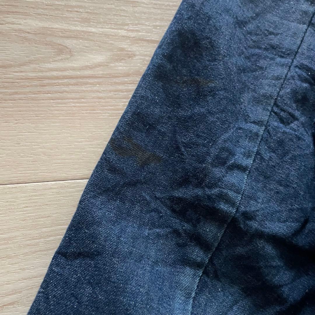 80s USA製 BIGBEN デニムカバーオール 裏地ブランケット 襟コーズ