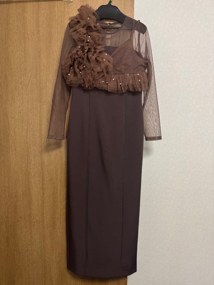 フリルパールビスチェ　オケージョンドレス【atlo】