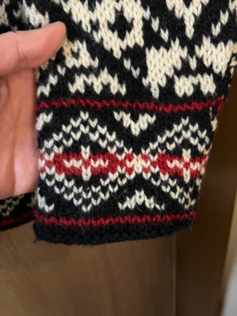 二宮こずえさん着用！エルエルビーン チロルニットカーディン ノルディック