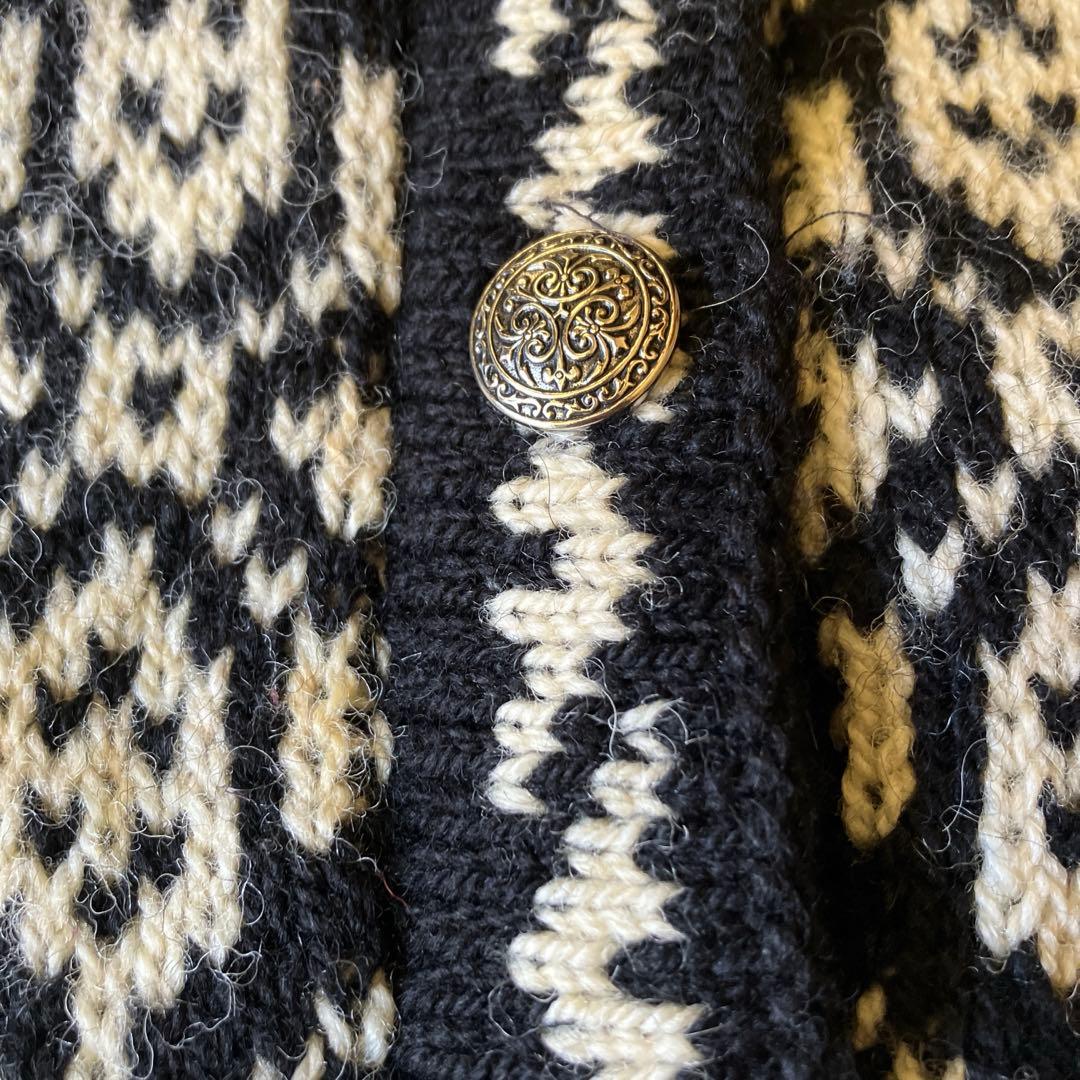 二宮こずえさん着用！エルエルビーン チロルニットカーディン ノルディック