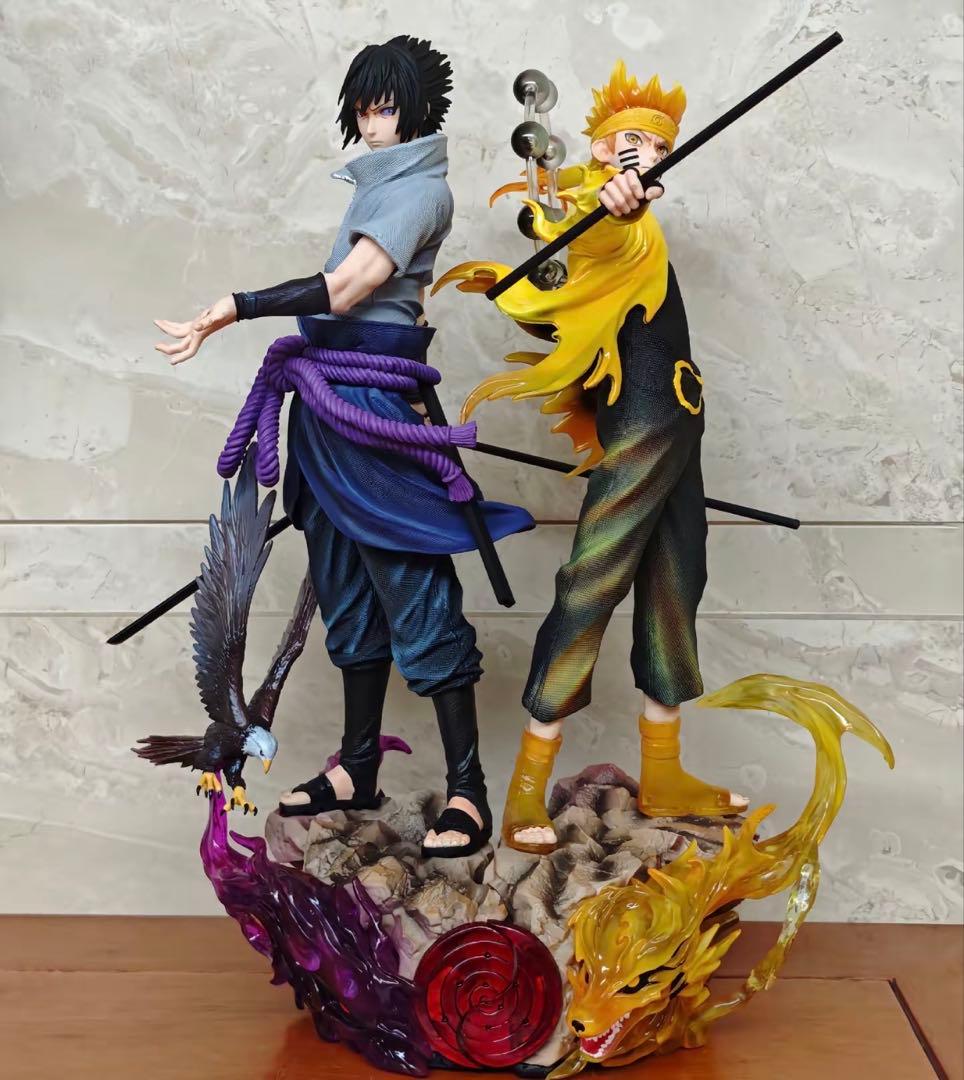 ナルト うちはサスケ 2点 ガレージキット ガレキ スタチュー⑥⑨