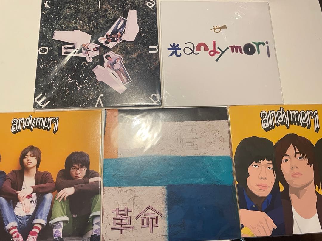 andymori LPレコードセット 5枚