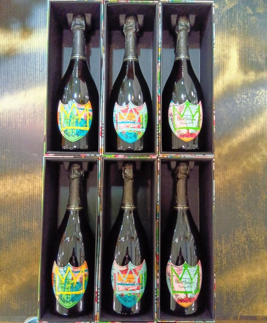 ssx2673 ドンペリニョン ダミーボトル 6本 箱付き ディスプレイ用