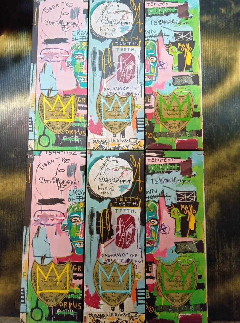 ssx2673 ドンペリニョン ダミーボトル 6本 箱付き ディスプレイ用