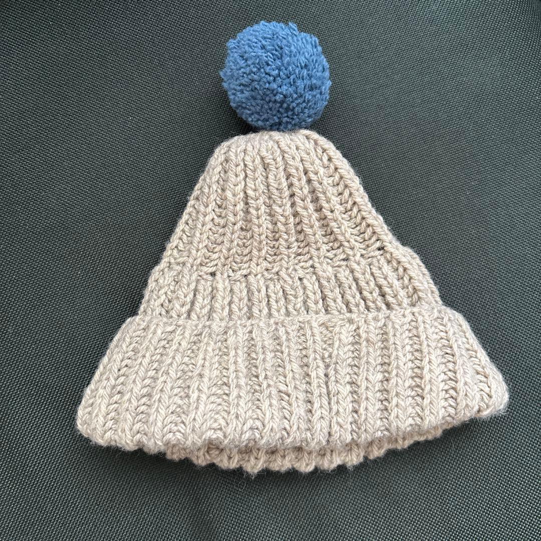 気仙沼ニッティングのポンポン帽子