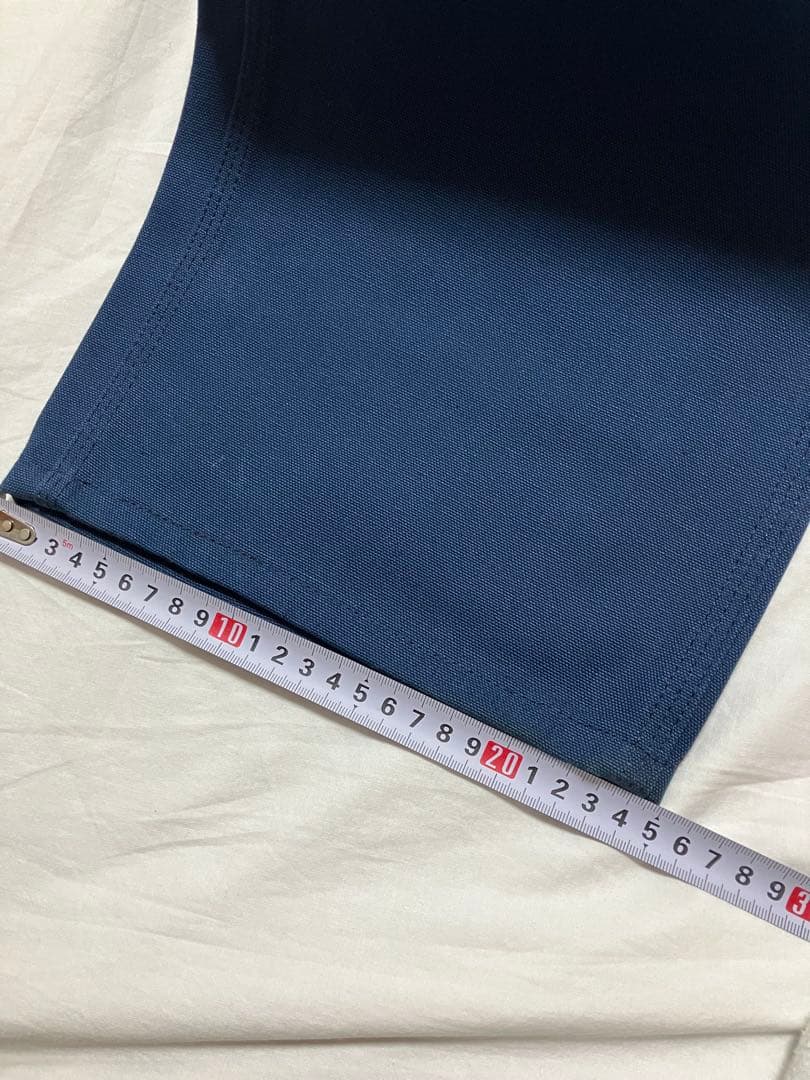 レアB01 ネイビー USA製 ダブルニー Ｗ34L32 未使用 カーハート 紺