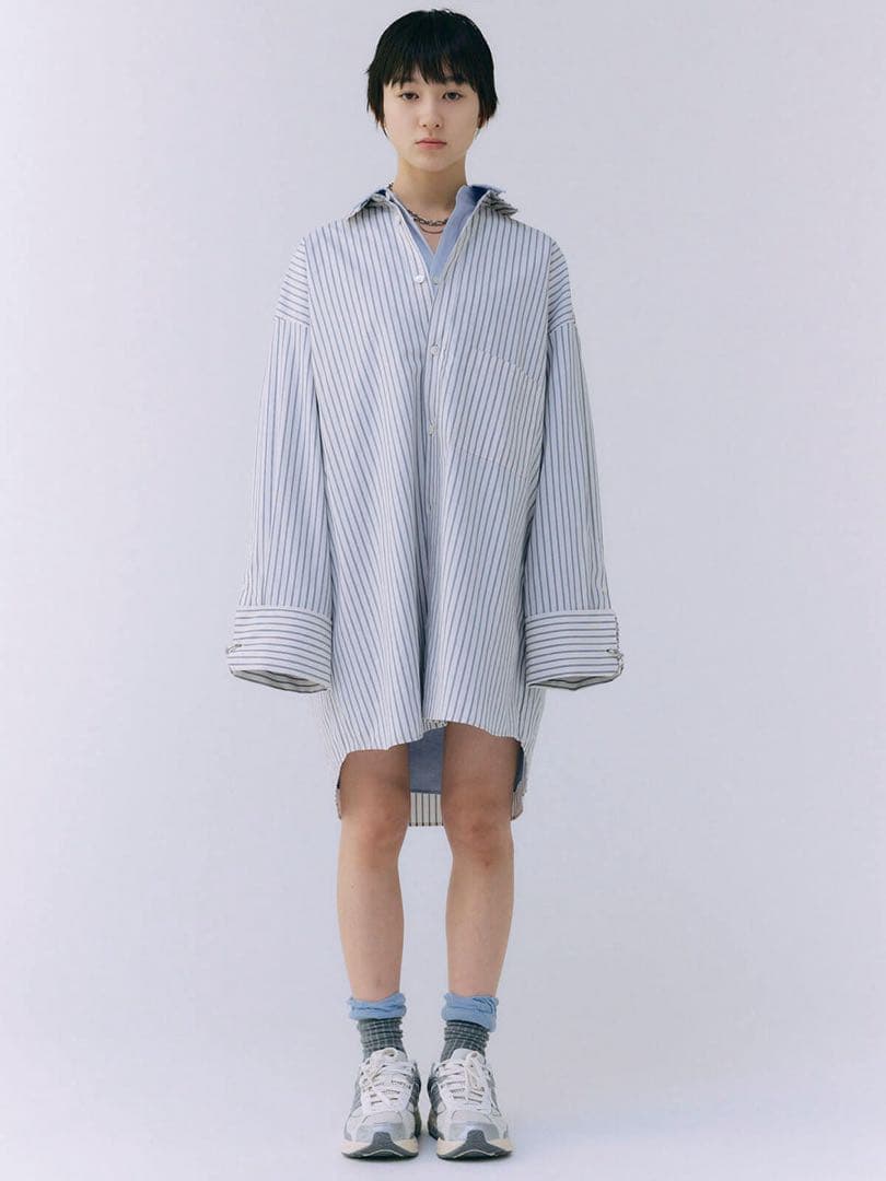 JOSEMOON ジョゼムーン STRIPE SHIRT ストライプ シャツ