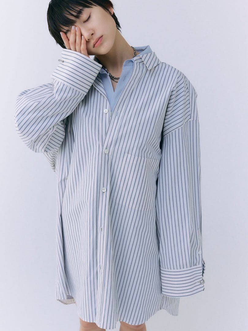 JOSEMOON ジョゼムーン STRIPE SHIRT ストライプ シャツ