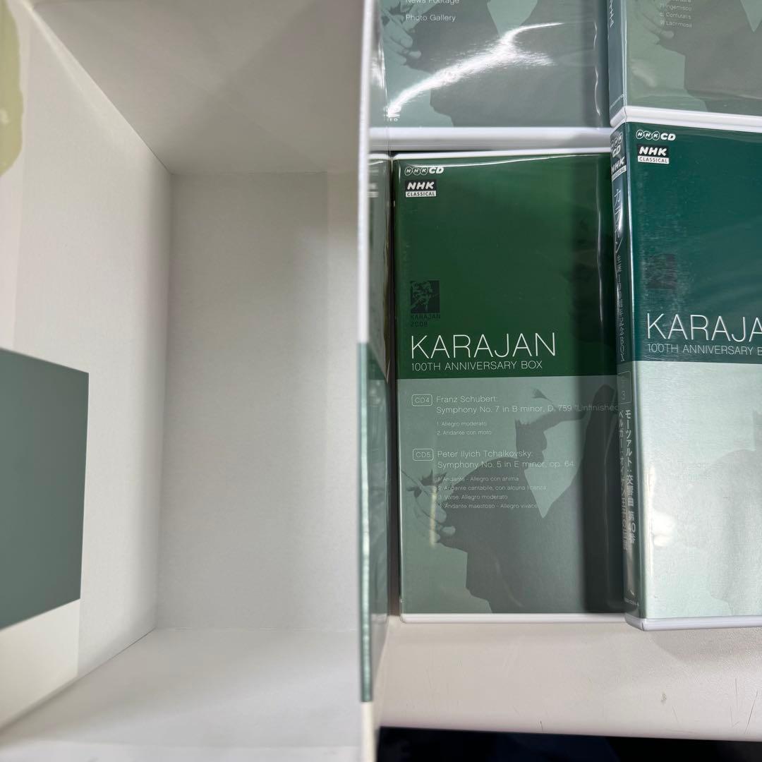KARAJAN カラヤン 100周年記念BOX 9CD+1DVD