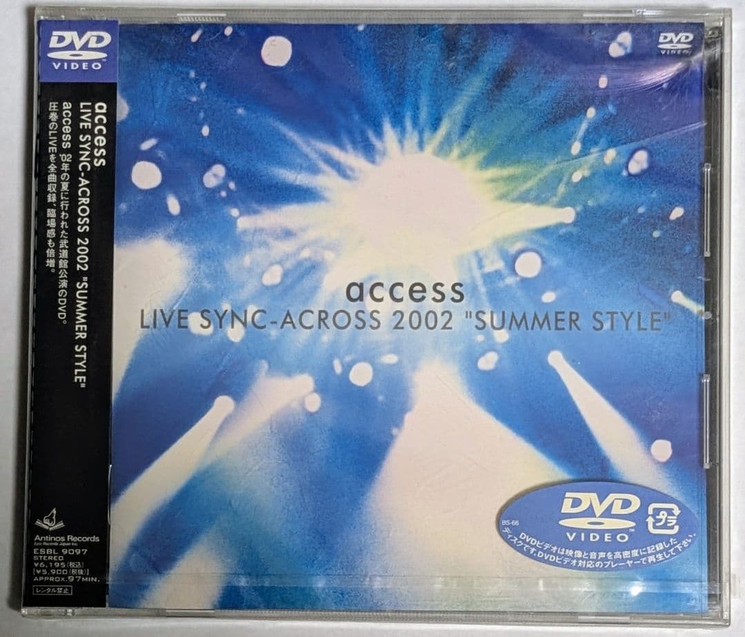 新品　access LIVE SYNC-ACROSS 2002 ライブ DVD