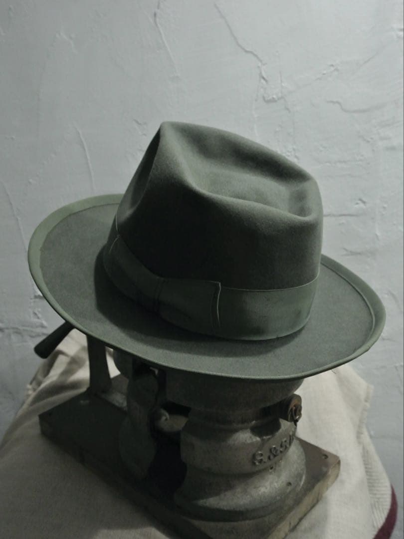 帽子 50s Vintage STETSON Stetsonian 1/4 58cm