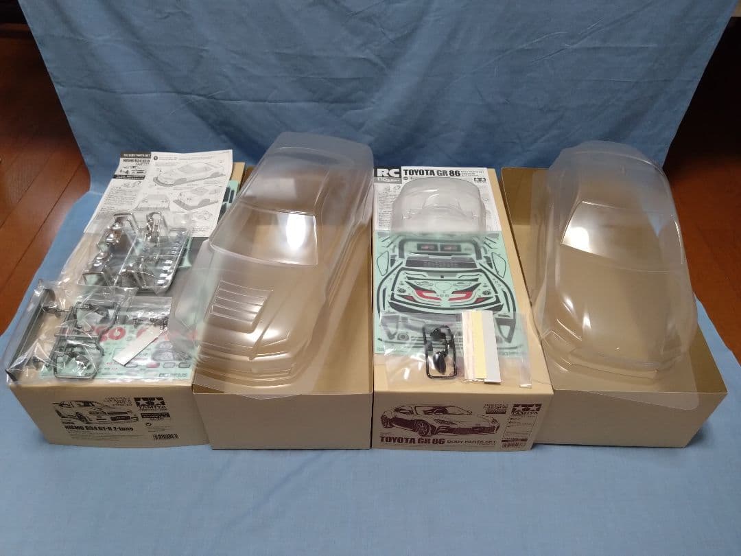 田宮 1/10ツーリングカー用ボディの2点セット①