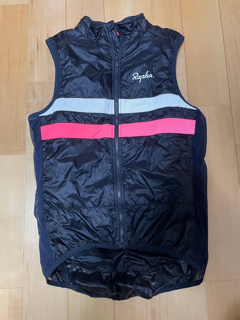 Rapha ブレべインサレーテッドジレ Mサイズ ネイビー