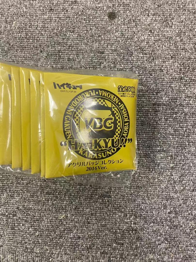 ハイキュー‼　VBC　アクリルバッジコレクション　2016Ver.　25点