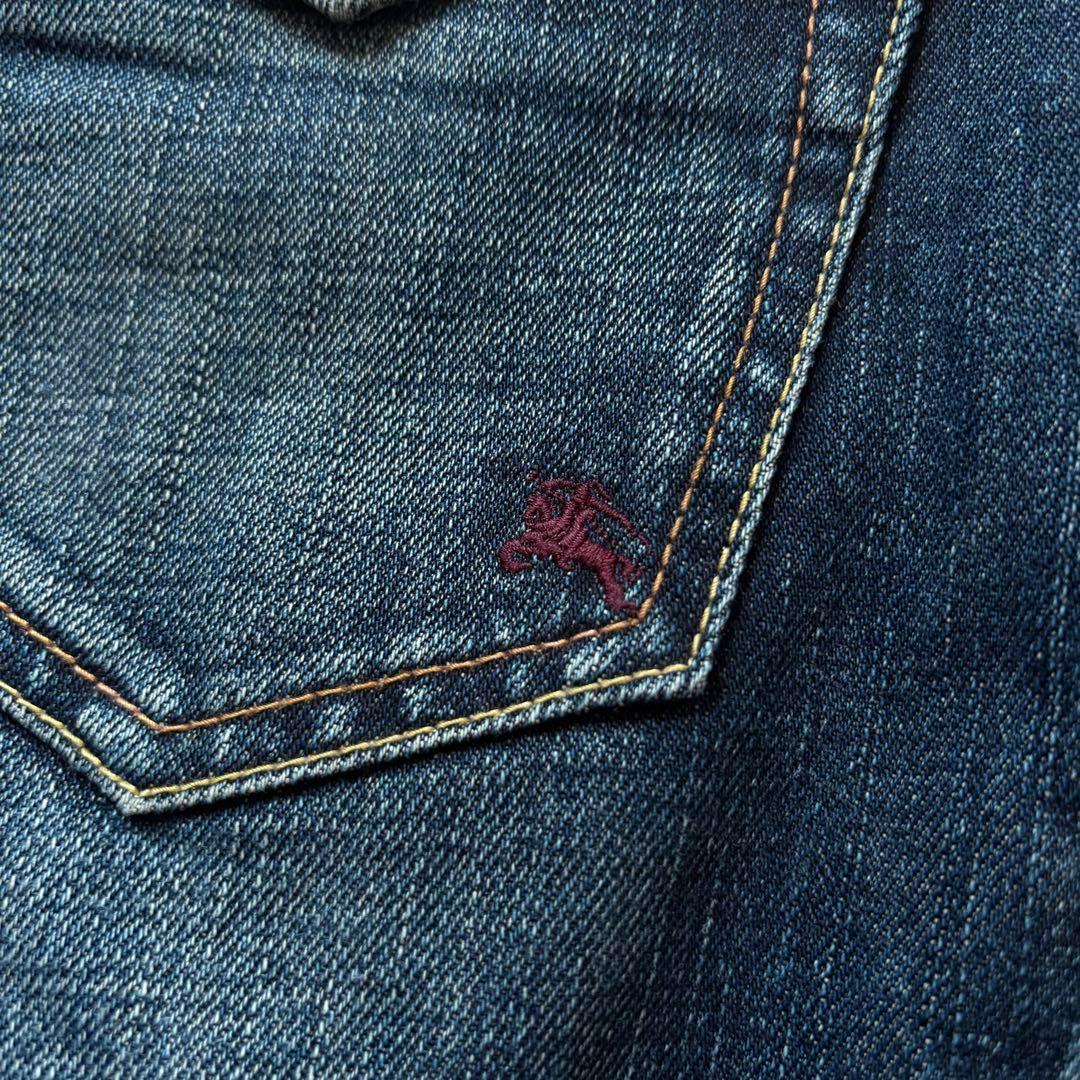 パンツ 00s BURBERRY BLACK LABEL flare jeans y2k