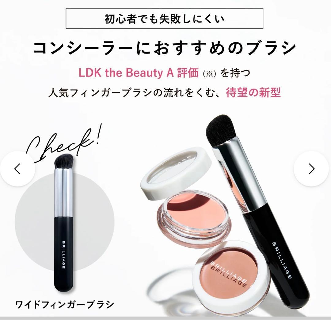 ブリリアージュ カモフラージュ コンシーラーチーク 04ワイドフィンガーブラシ