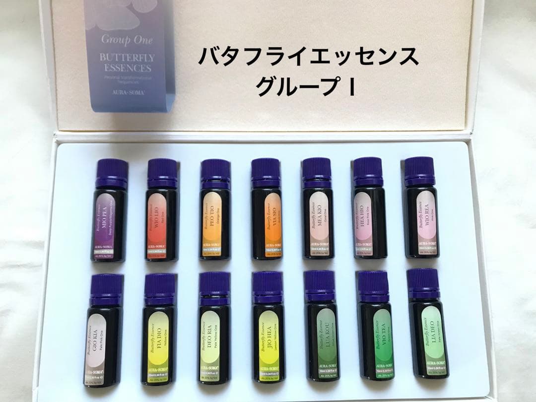 オーラソーマ　バタフライエッセンス グループⅠ　リーフレット付