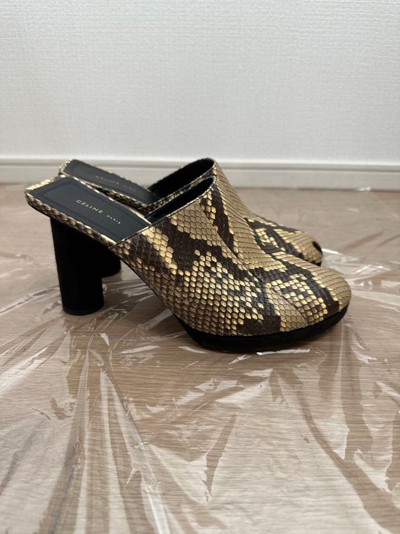 CELINE セリーヌ パイソン ミュール フィービー 38.5