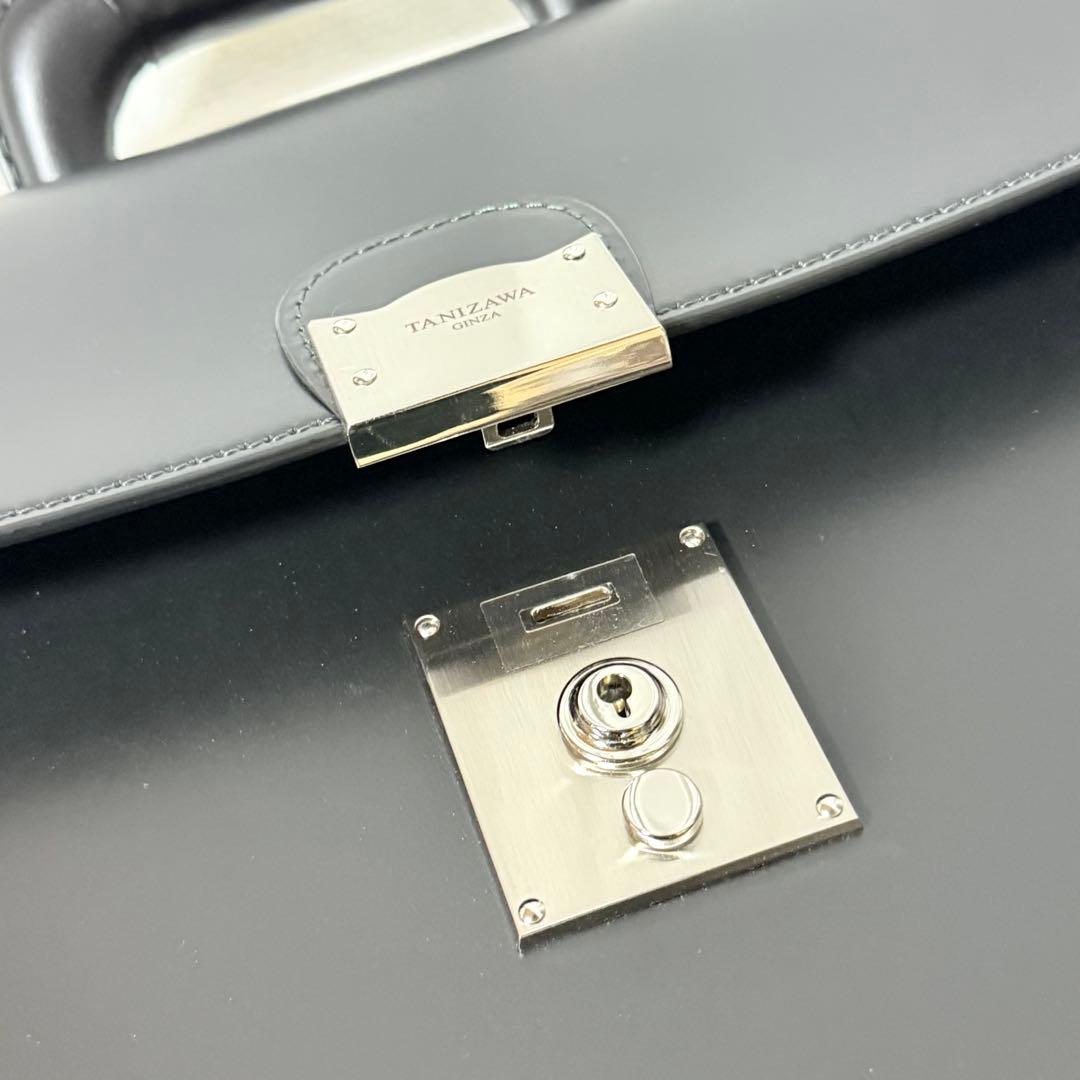⭐️新品未使用⭐️ 銀座タニザワ　ブリーフケース　皇室御用達　ビジネスバッグ　黒