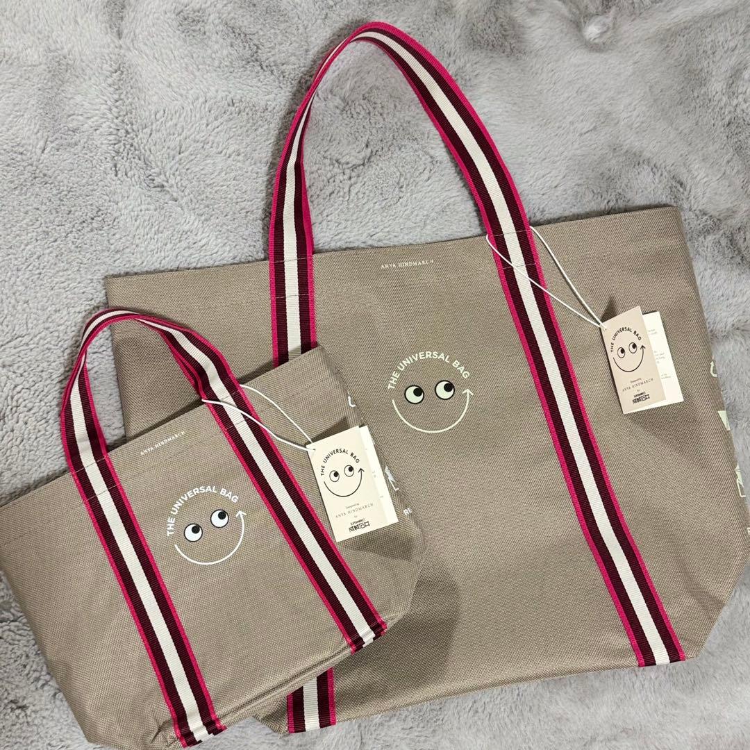 ANYA HINDMARCH&成城石井 大小エコバッグ2個セット新品タグ付き！