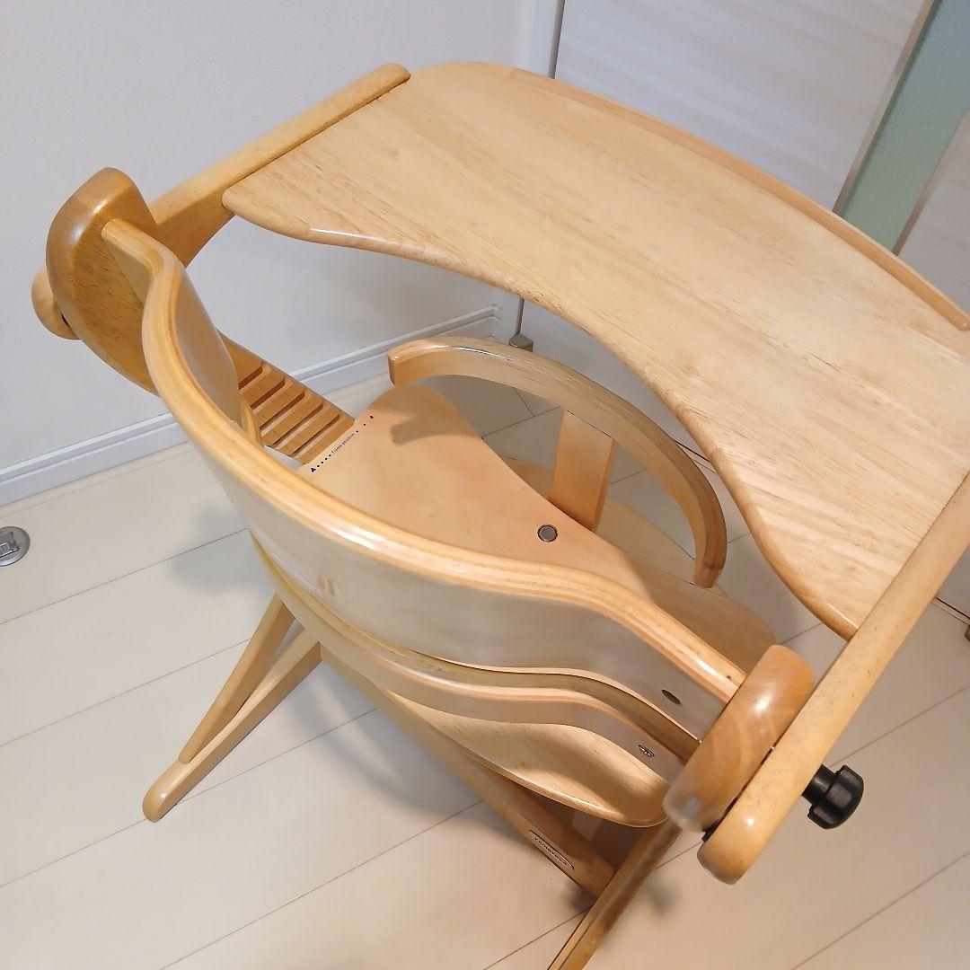 ☆美品☆大和屋　すくすくチェア イーエヌ　テーブル＆ガード付