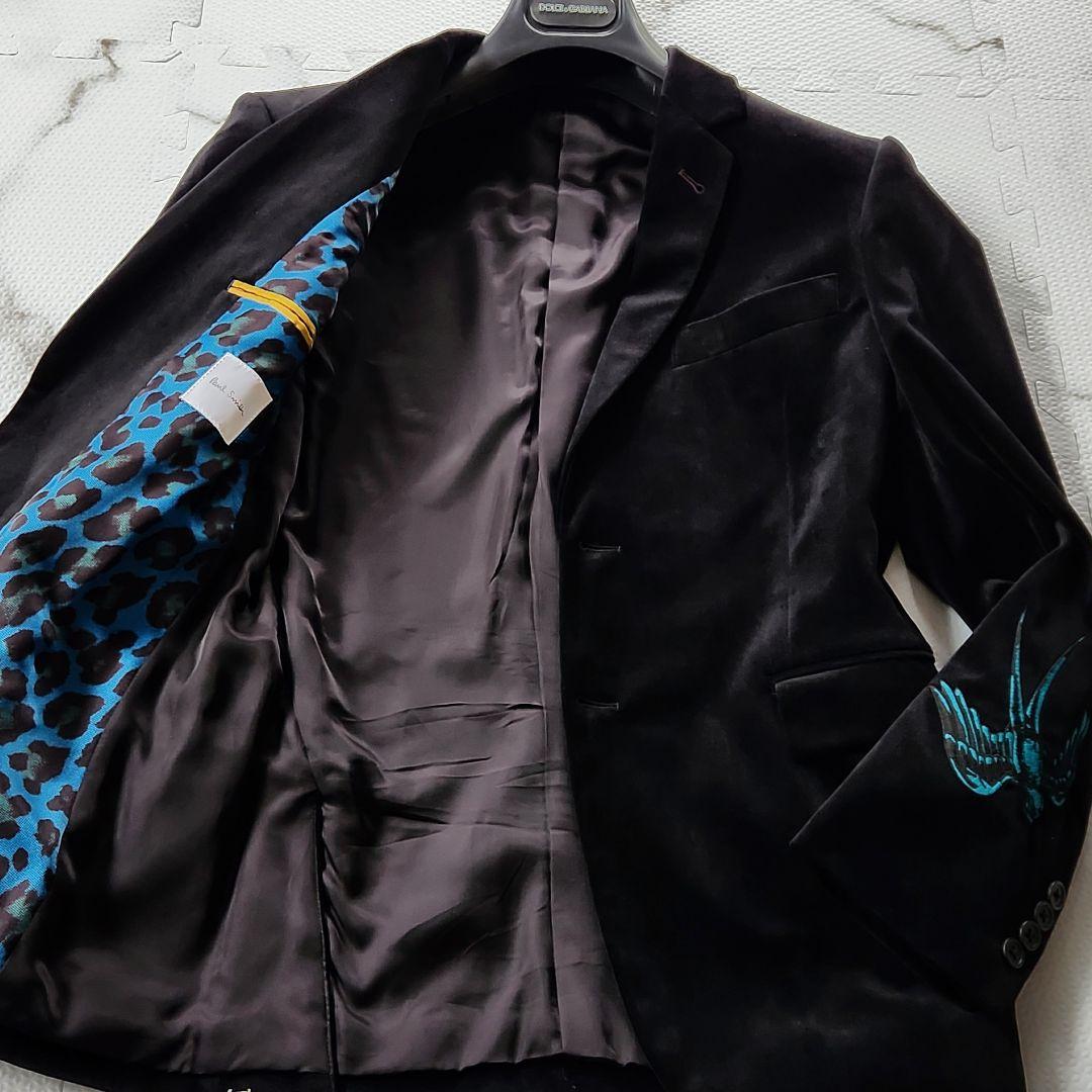 超希少コラボ✨️MARK MAHONEYポールスミス ジャケット ベロア 鳥