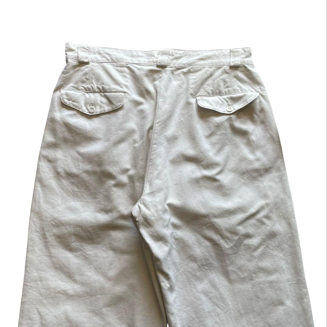 50s 60s ヴィンテージ フランス軍 ワークパンツ ミリタリーパンツ XL