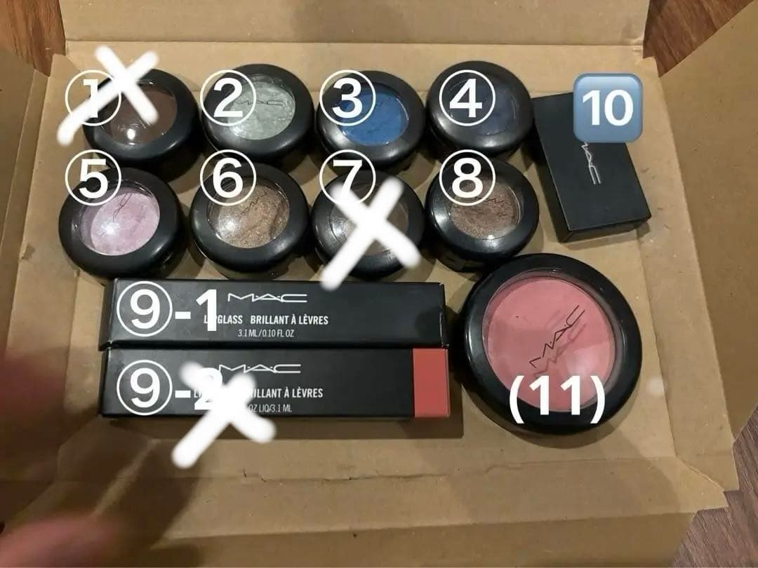 単品可能　Mac アイシャドウ チーク リップグロス