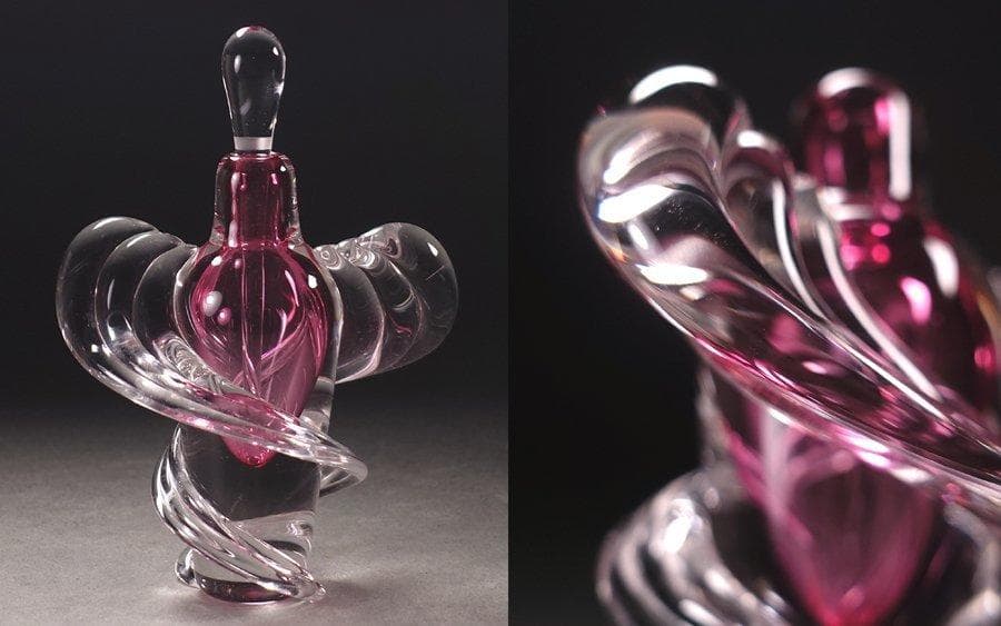 イタリア ベネチアン ムラーノ　香水瓶　パフュームボトル
