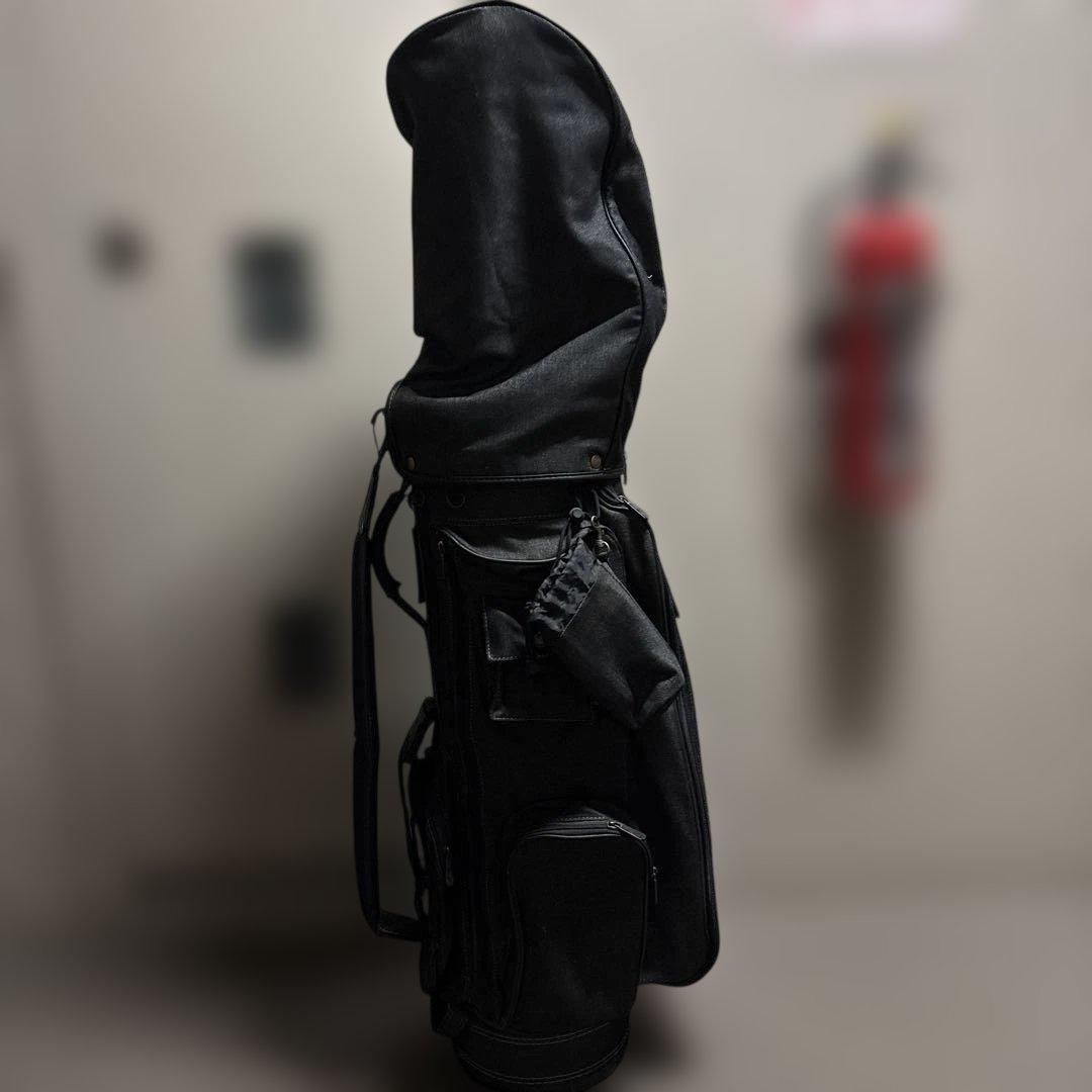 ブラックデニムキャディバッグゼクシオ