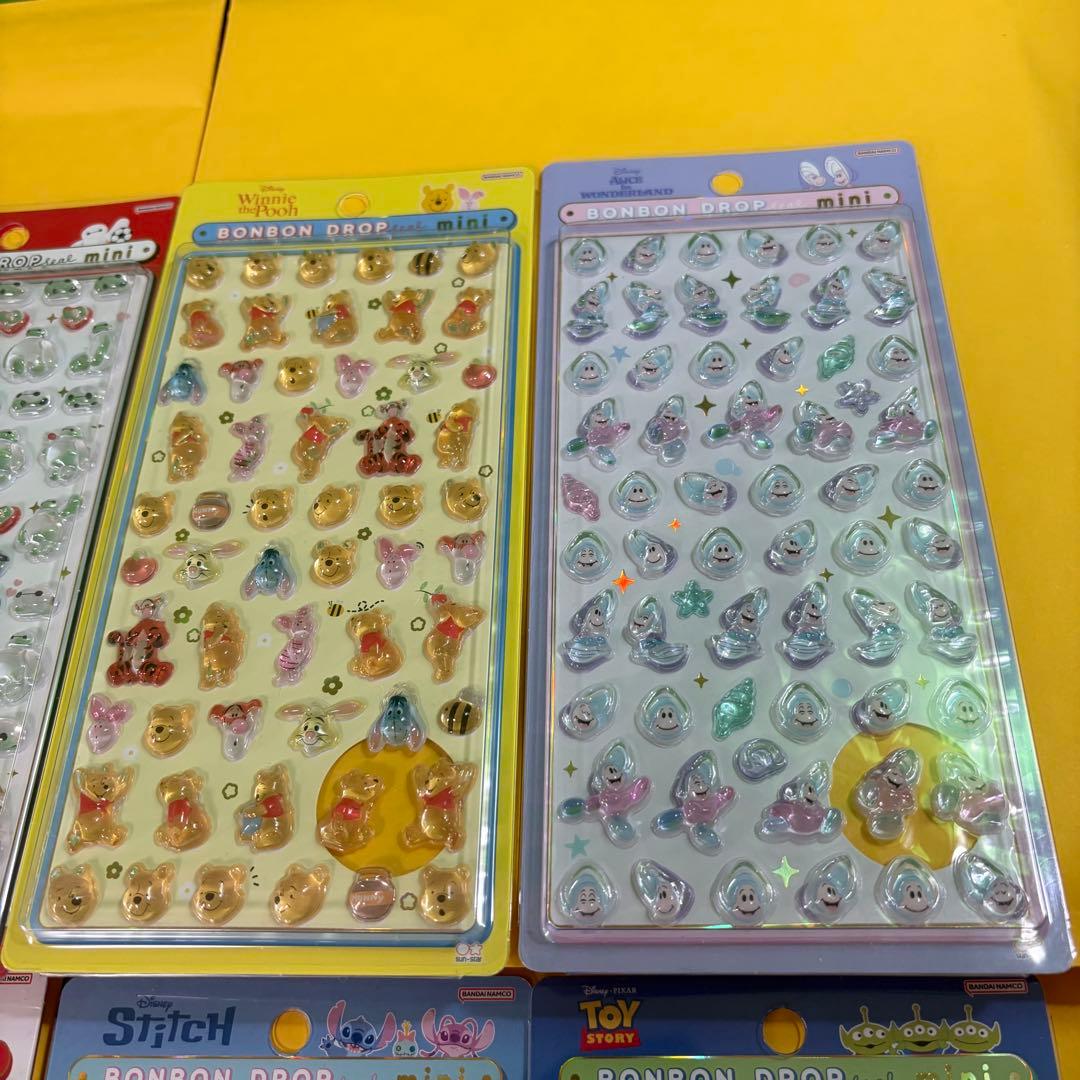 【正規品】ボンボンドロップシール ミニ ディズニー 8種セット　mini