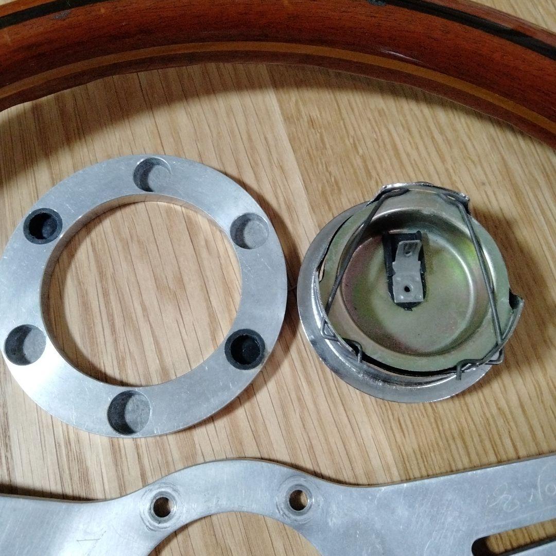 【80'S】NARDI ナルディ　クラシックウッド　ステアリングホイール　当時物